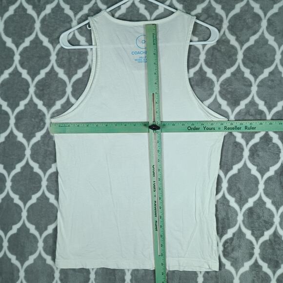 Coachella Music Festival Tank Top Unisex Size Small White Graphic Muscle Tee - Picture 5 of 8